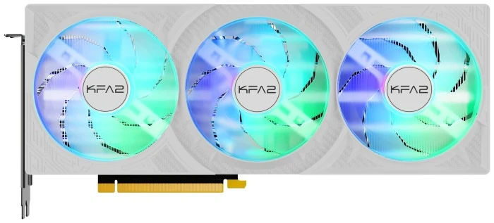 Видеокарта KFA2 GeForce RTX 5070 Ti CORE OC 3FAN RGB White 16Gb