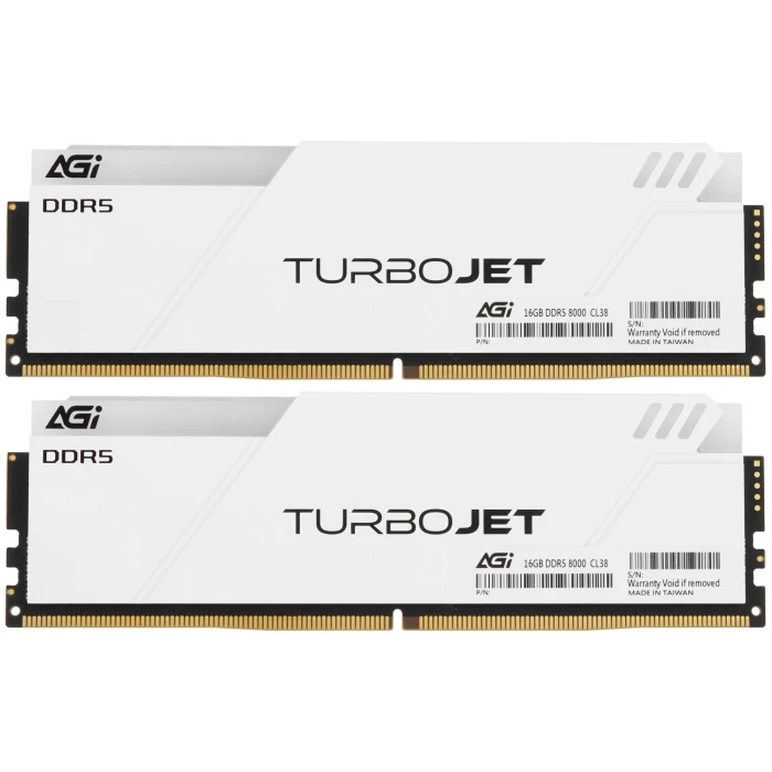 Оперативная память AGI TurboJet RGB 32Gb 8000Mhz, KIT 2*16Gb, AGI8APD16UD858-DC