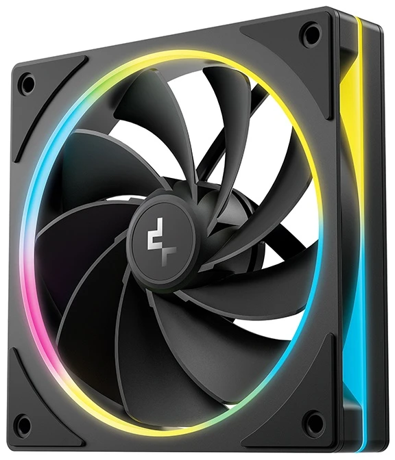 Реверсный вентилятор DEEPCOOL FL12R SE черный, R-FL12RSE-BKAPN1-G