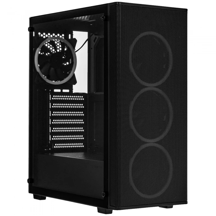 Корпус XASTRA A300 4FRGB черный, Mid-Tower