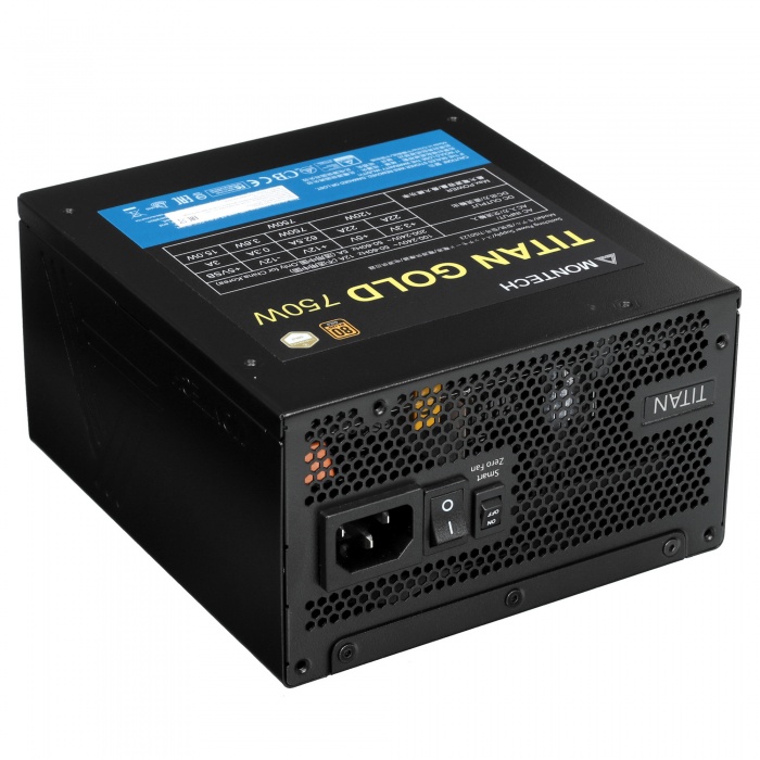 Блок питания MONTECH TITAN GOLD 750 черный, TIS0123