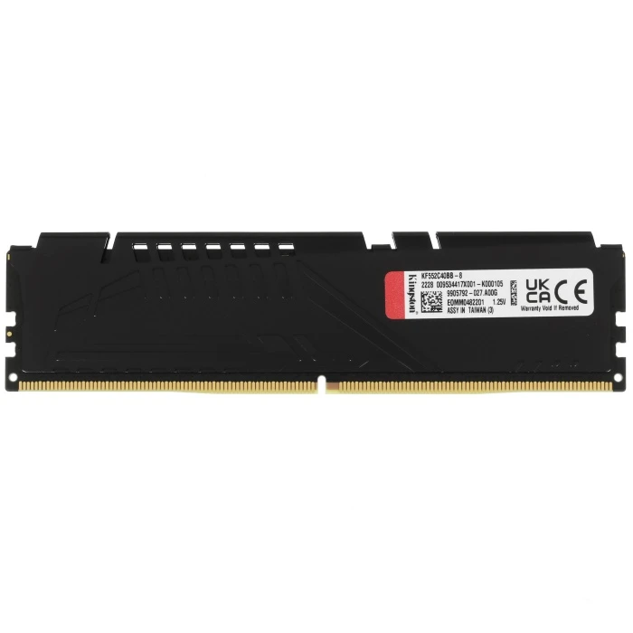 Оперативная память Kingston FURY Beast Black 8Gb 5200Mhz, KF552C40BB-8