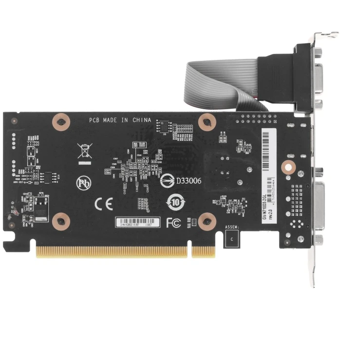Видеокарта GIGABYTE GeForce GT 710 LP (rev. 2.0) 2Gb