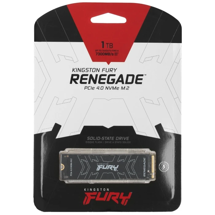 SSD накопитель Kingston FURY Renegade 1Tb M.2 NVMe, SFYRS/1000G