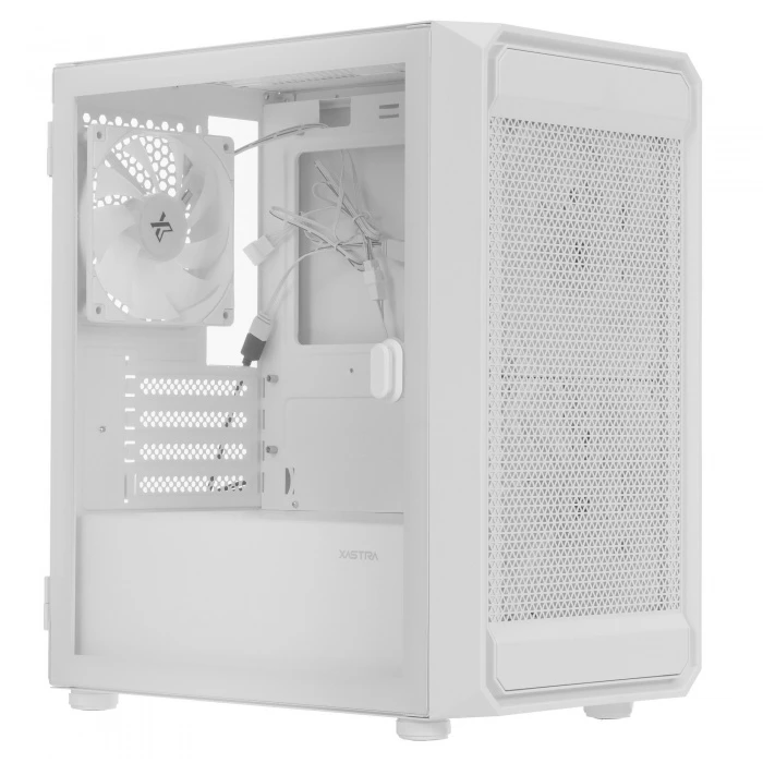 Корпус XASTRA A303M 3ARGB белый, Mini-Tower