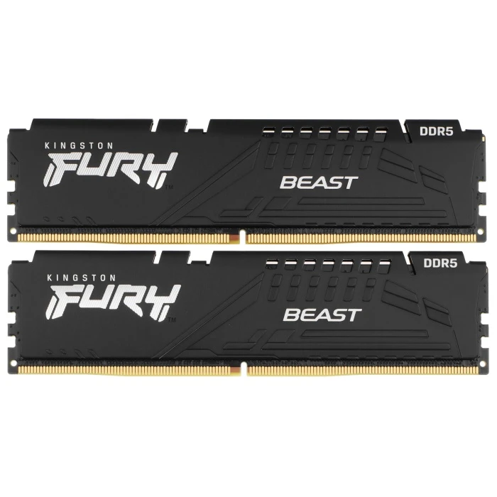 Оперативная память Kingston Fury Beast Black AMD 16Gb 6000Mhz, KIT 2*8Gb, KF560C36BBEK2-16