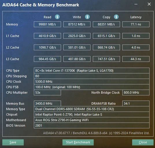 Оперативная память Samsung 16Gb 5600Mhz, M323R2GA3DB0-CWM