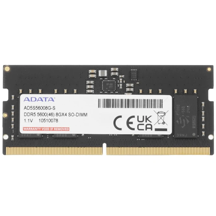 Оперативная память ADATA 8Gb 5600Mhz, AD5S56008G-S