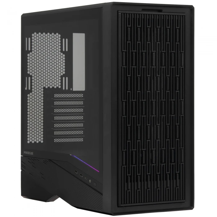 Корпус PowerCase Intro черный, Mid-Tower