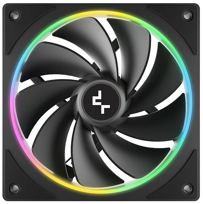 Реверсный вентилятор DEEPCOOL FL12R SE черный, R-FL12RSE-BKAPN1-G