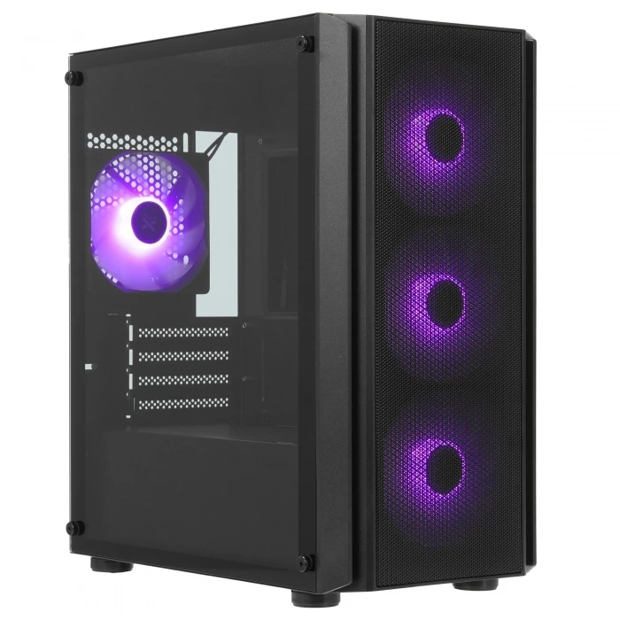 Корпус XASTRA A402M 4ARGB черный, Mini-Tower