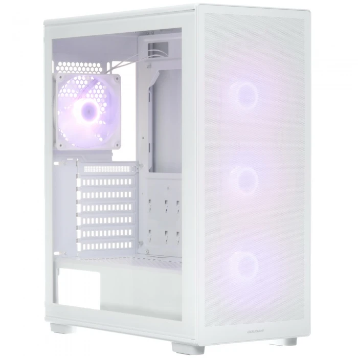 Корпус Cougar MX220 RGB белый, Mid-Tower