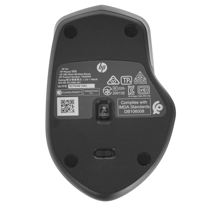Мышь HP Silent 280M, черный