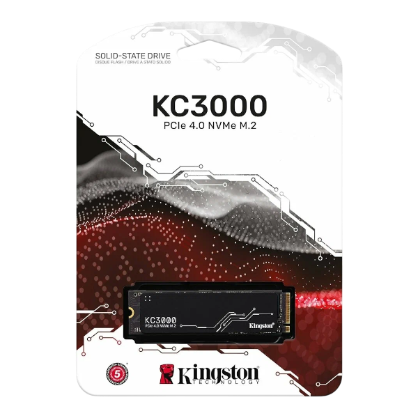 SSD накопитель Kingston KC3000 1Tb M.2 NVMe, SKC3000S/1024G
