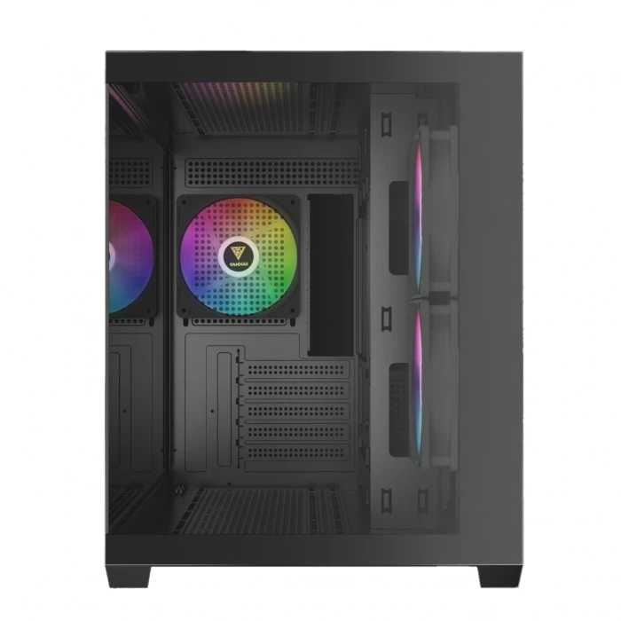Корпус GAMDIAS AURA GC101M черный, Mini-Tower