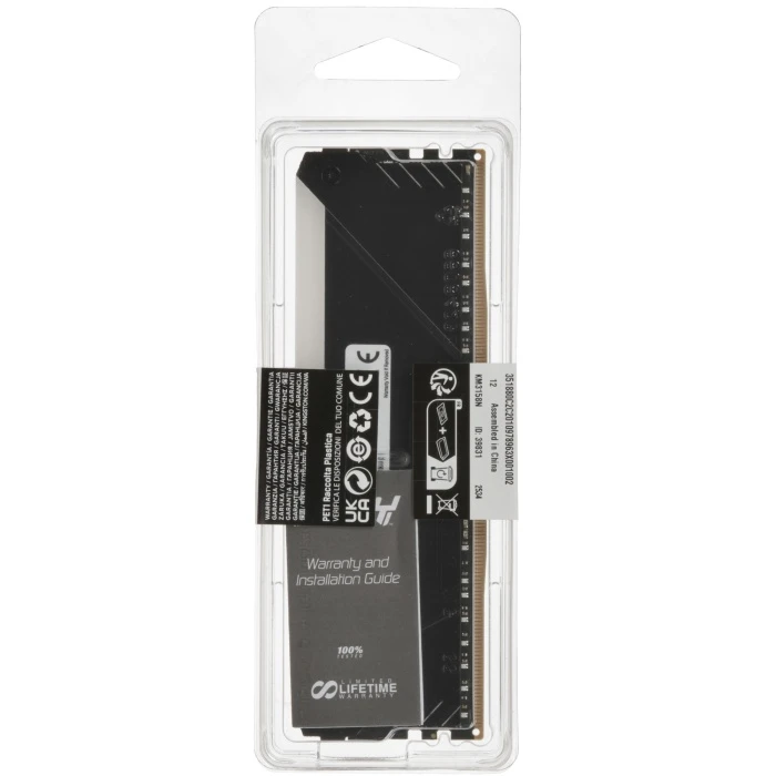Оперативная память Kingston FURY Beast Black RGB 8Gb 3200Mhz, KF432C16BB2A/8WP