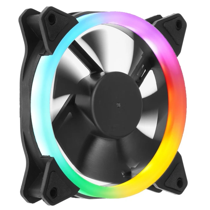 Вентилятор Powercase PF1-3+4 черный