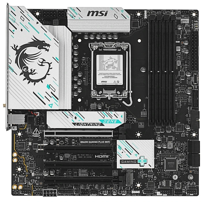 Мат. плата MSI B860M GAMING PLUS WIFI, LGA 1851