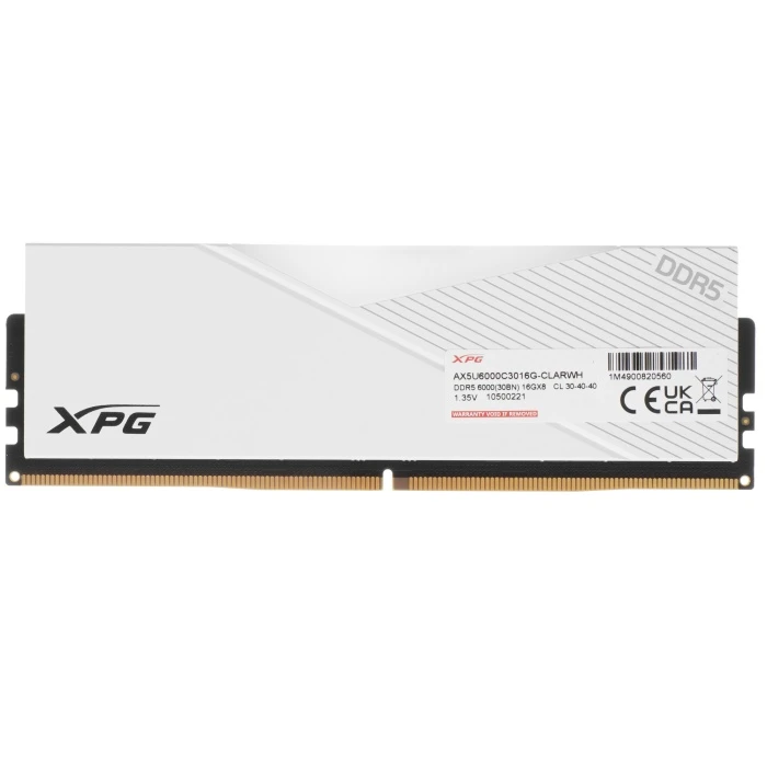 Оперативная память ADATA XPG Lancer RGB 16Gb 6000Mhz, AX5U6000C3016G-CLARWH