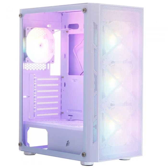 Корпус 1STPLAYER FIREBASE XP белый, Mid-Tower