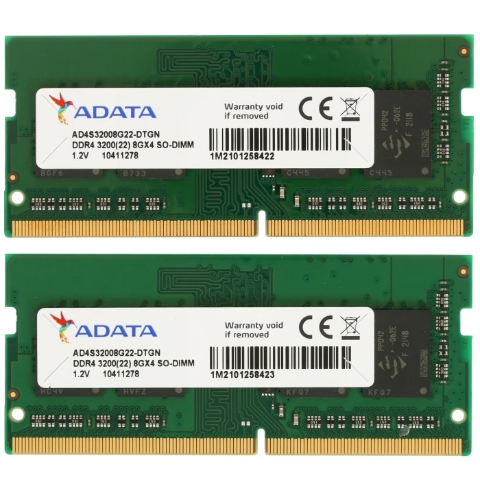 Оперативная память ADATA Premier 16Gb 3200Mhz, KIT 2*8Gb, AD4S32008G22-DTGN