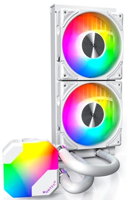 Система охлаждения Montech HyperFlow 240 ARGB белая