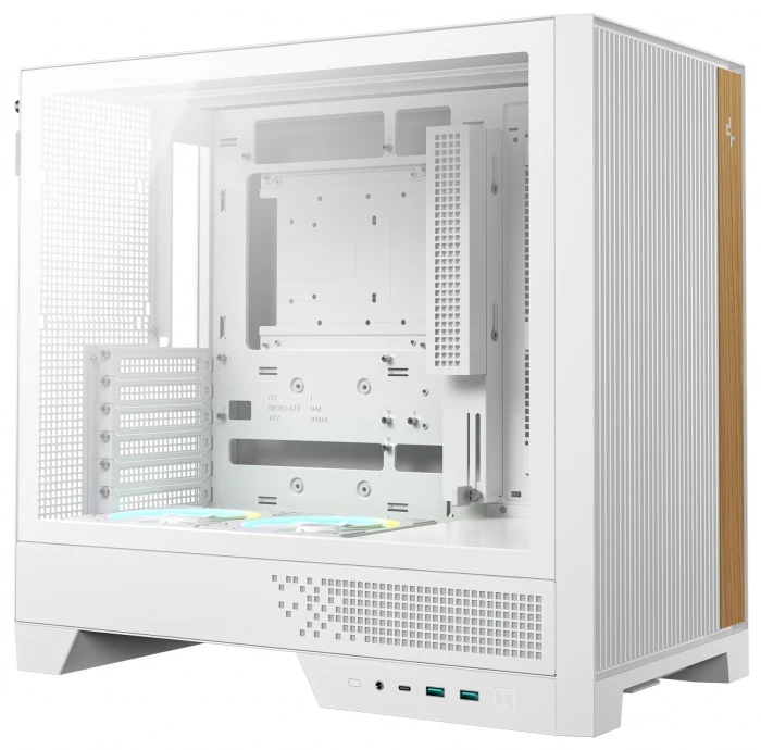 Корпус DEEPCOOL CL600 белый, Mid-Tower