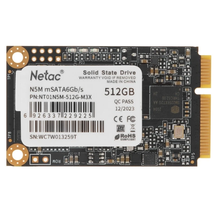 SSD накопитель Netac N5M 512Gb 2.5" SATA, NT01N5M-512G-M3X