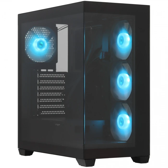 Корпус FSP M340-BA черный, Mid-Tower