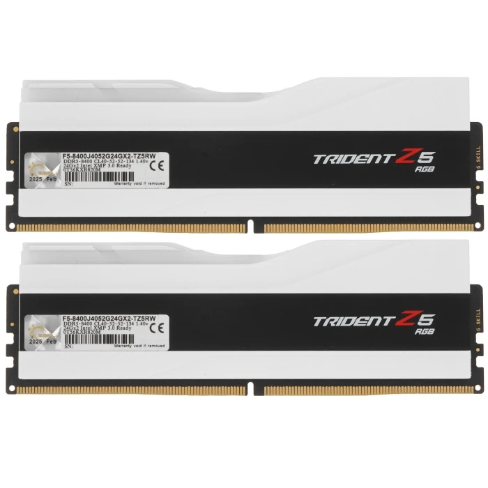 Оперативная память G.Skill Trident Z5 RGB 48Gb 8400Mhz, KIT 2*24Gb, F5-8400J4052G24GX2-TZ5RW
