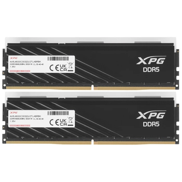Оперативная память ADATA XPG Lancer Blade RGB 64Gb 6000Mhz, KIT 2*32Gb, AX5U6000C3032G-DTLABRBK