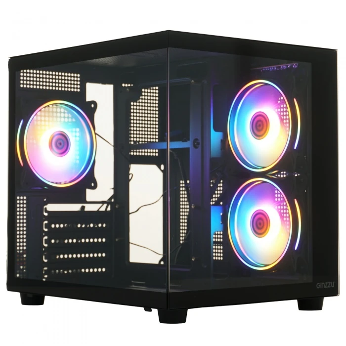 Корпус GiNZZU V150 REV1 черный, Mini-Tower