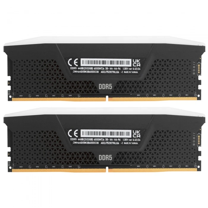 Оперативная память Corsair Vengeance RGB 64Gb 6000Mhz, KIT 2*32Gb, CMH64GX5M2B6000C38
