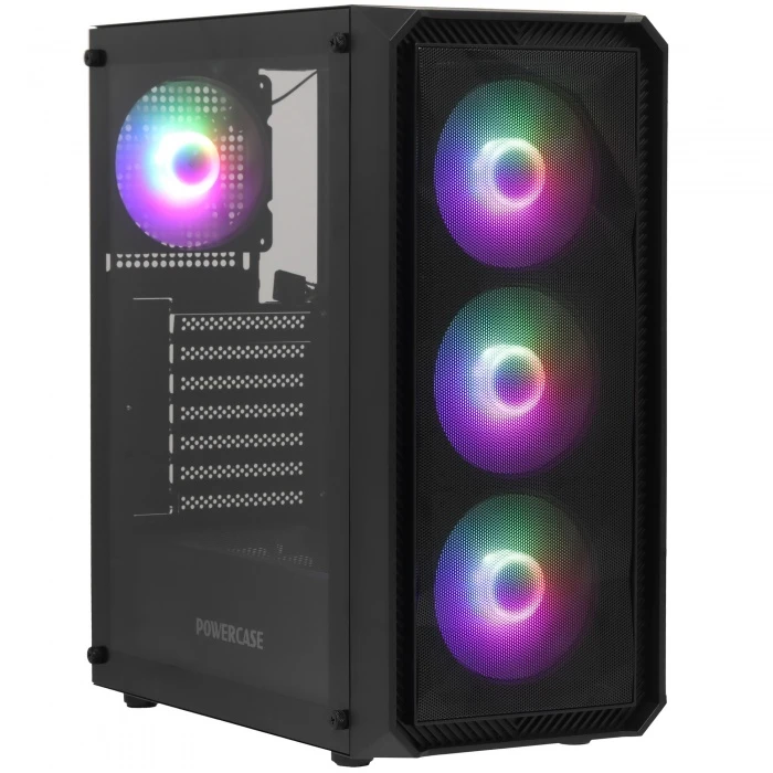 Корпус PowerCase Mistral Edge черный, Mid-Tower