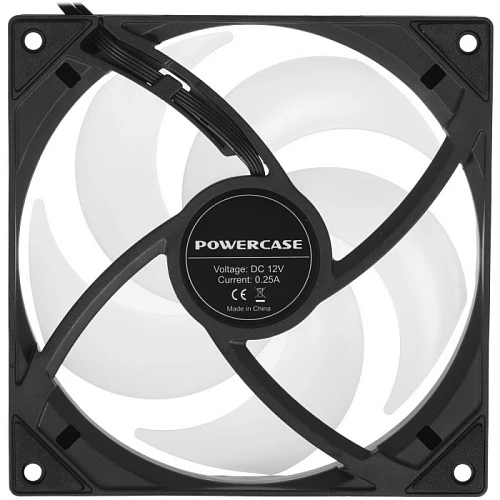 Вентилятор Powercase M53-14 ARGB черный, M53-14 ARGB
