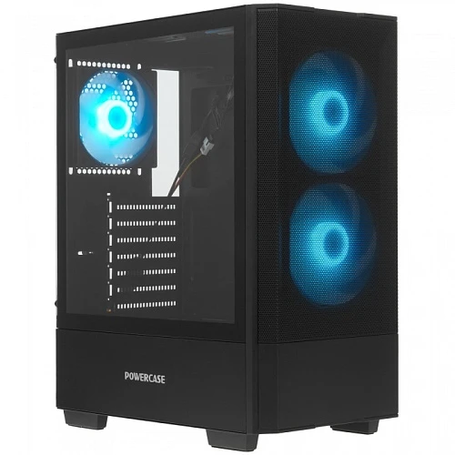 Корпус Powercase Mistral AY3B ARGB черный, Mid-Tower