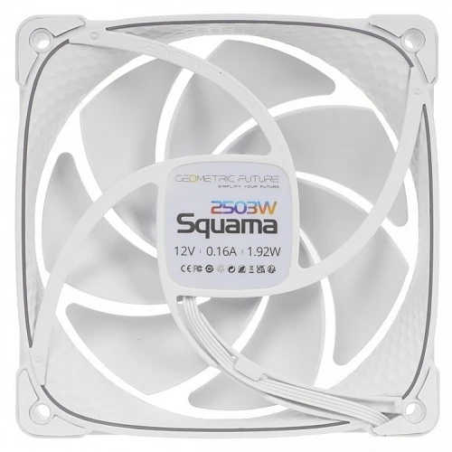 Комплект вентиляторов Geometric Future Squama 2503W Triple Pack белый, 1F2503W312001