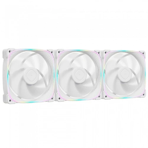 Комплект вентиляторов Geometric Future Squama 2503W Triple Pack белый, 1F2503W312001