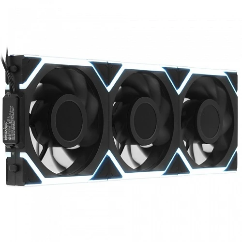 Комплект реверсных вентиляторов LIAN LI UNI FAN SL WIRELESS 120 Reverse Blade черный, G99.12RSLLCD1W3B.R0