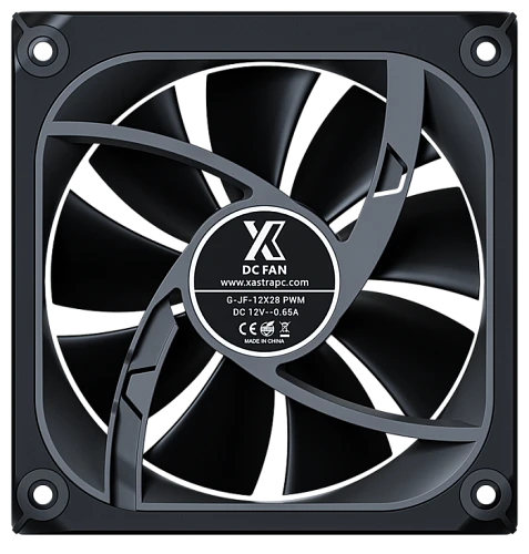 Реверсный вентилятор XASTRA FZ120B ARGB reverse черный, FZ120-1BA-CRX-GL