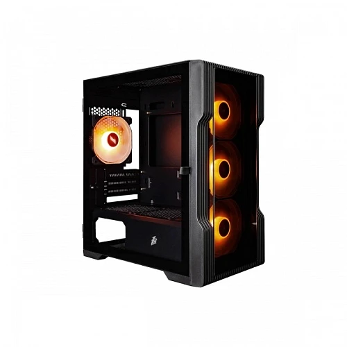 Корпус 1STPLAYER TRILOBITE T3-G ARGB черный, Mini-Tower