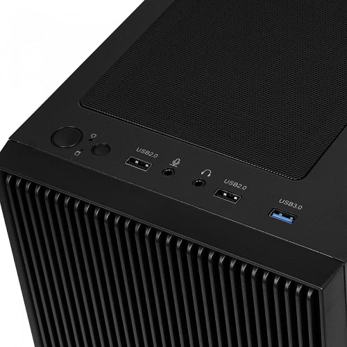 Корпус XASTRA A307M 2BK SI черный, Mini-Tower