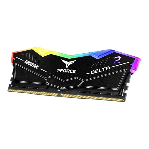 Оперативная память 64Gb 6400MHz Team Group T-FORCE DELTA RGB Black, KIT 2*16GB, FF3D564G6400HC30CDC01