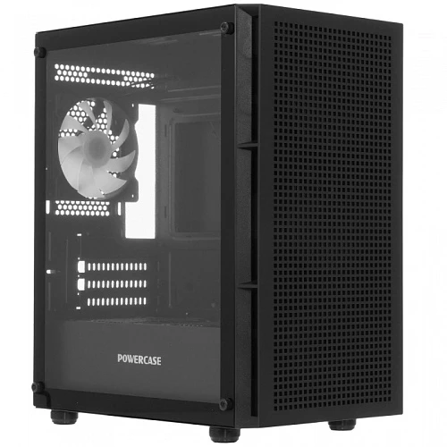 Корпус PowerCase Mistral Micro EM17 черный, Mini-Tower