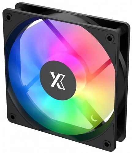 Реверсный вентилятор XASTRA FC120B ARGB reverse черный, FC120-1BA-SRX-GL