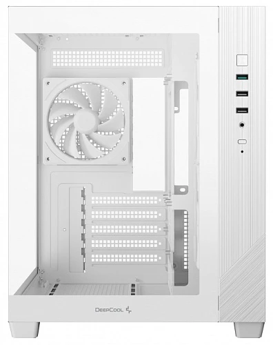 Корпус DEEPCOOL CG330 3F белый, Mini-Tower