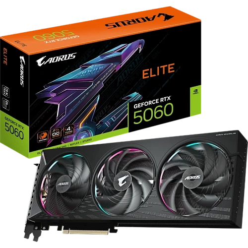 Видеокарта GIGABYTE GeForce RTX 5060 AORUS ELITE 8Gb