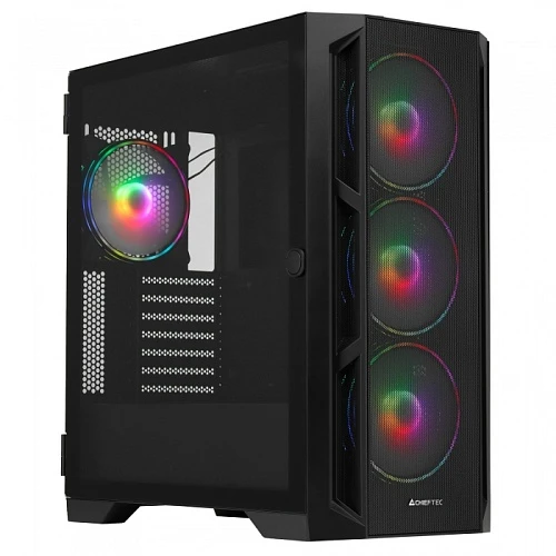 Корпус Chieftec APEX LUMO черный, Mid-Tower