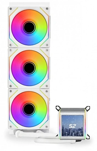 Система охлаждения LIAN LI GALAHAD II LCD SL-INF 360 белая, G89.GA2ALCD36INW.R0