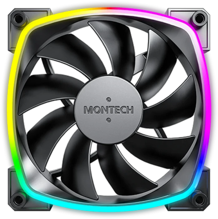 Комплект вентиляторов Montech AX120 черный, AX120B3P